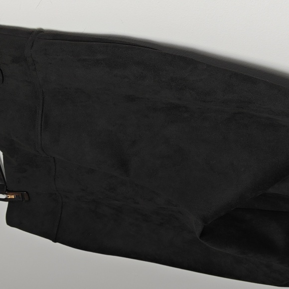 ANDREW MARC High Rise Faux Suede Ankle Pant Leggings Size Large - Picture 13 of 16